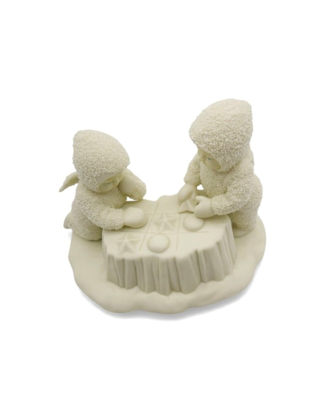 Department 56 Snowbabies Stars In-A-Row Tic-Tac-Toe Vintage 5.5"